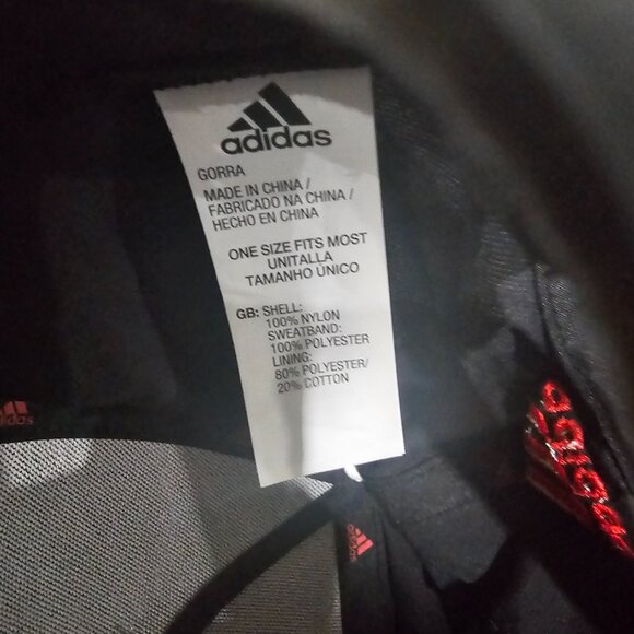 Adidas Hat for men Black and Red one size fits all - Picture 3 of 3